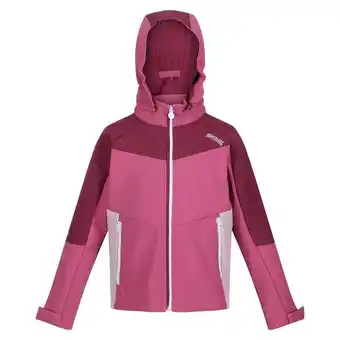 Decathlon Eastcott ii giacca soft shell bambini violetto, amaranto opaco offerta
