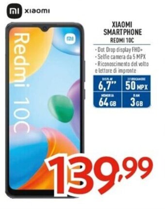 Elettrosintesi XIAOMI SMARTPHONE REDMI 10C offerta