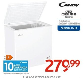 CANDY CONGELATORE CCHH200
