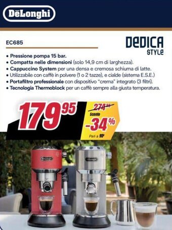 DeLonghi EC685 DEDICA STYLE