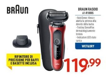 Elettrosintesi BRAUN RASOIO 61-R1000S offerta