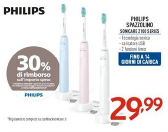 PHILIPS SPAZZOLINO SONICARE 2100 SERIES