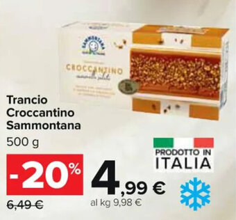Carrefour Market Trancio Croccantino Sammontana 500 g offerta