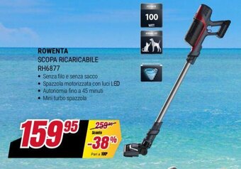 ROWENTA SCOPA RICARICABILE RH6877