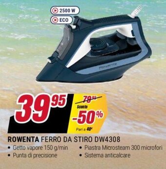Trony ROWENTA FERRO DA STIRO DW4308 offerta