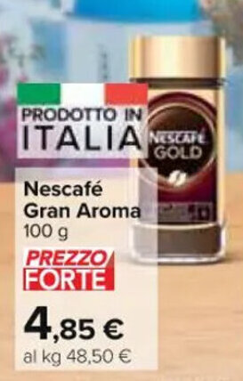 Carrefour Market Nescafé Gran Aroma 100 g offerta