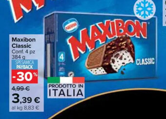 Carrefour Market Maxibon Classic Conf. 4 pz 384 g offerta