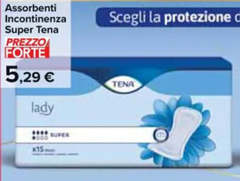 Carrefour Market Assorbenti Incontinenza Super Tena offerta