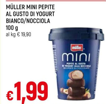 Galassia MÜLLER MINI PEPITE AL GUSTO DI YOGURT BIANCO/NOCCIOLA 100 g offerta