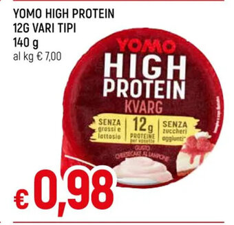 YOMO HIGH PROTEIN 12G VARI TIPI 140 g