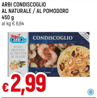 ARBI CONDISCOGLIO AL NATURALE / AL POMODORO 450 g
