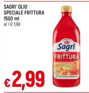 Galassia SAGRI' OLIO SPECIALE FRITTURA 1500 ml offerta