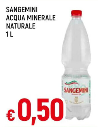 Galassia SANGEMINI ACQUA MINERALE NATURALE 1L offerta