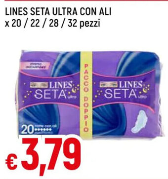 Galassia LINES SETA ULTRA CON ALI x 20/22/28/32 pezzi offerta