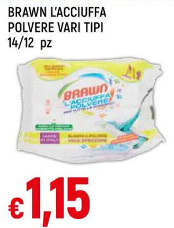 Galassia BRAWN L'ACCIUFFA POLVERE VARI TIPI 14/12 pz offerta