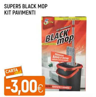 Galassia SUPER5 BLACK MOP KIT PAVIMENTI offerta