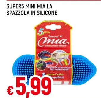 Galassia SUPER5 MINI MIA LA SPAZZOLA IN SILICONE offerta