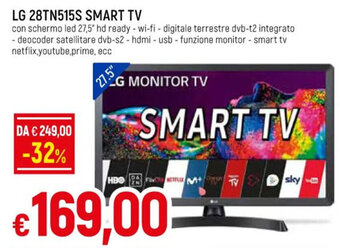Galassia LG 28TN515S SMART TV offerta