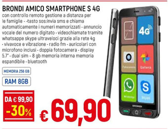 Galassia BRONDI AMICO SMARTPHONE S 4G offerta