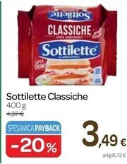 Carrefour Express Sottilette classiche offerta