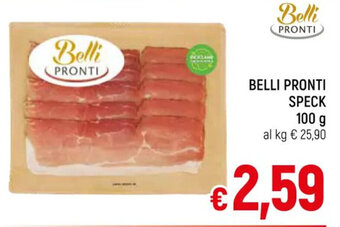 A&O BELLI PRONTI SPECK 100 g offerta
