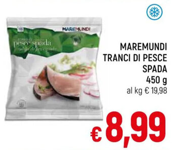 A&O MAREMUNDI TRANCI DI PESCE SPADA 450 g offerta