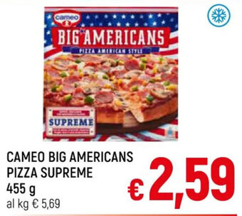 A&O CAMEO BIG AMERICANS PIZZA SUPREME 455 g offerta