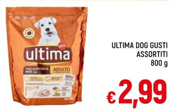 A&O ULTIMA DOG GUSTI ASSORTITI 800 g offerta