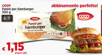 Crai COOP Panini per Hamburger 300 g offerta