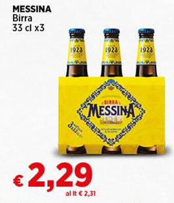 Crai MESSINA Birra 33 cl x3 offerta