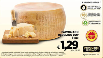 Crai PARMIGIANO REGGIANO DOP l'etto offerta