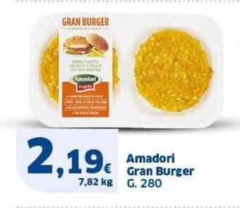 Sigma Amadori Gran Burger G. 280 offerta