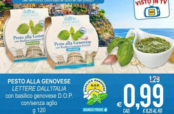 Lettere dall'Italia Pesto Alla Genovese