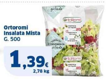 Sigma Ortoromi Insalata Mista G. 500 offerta
