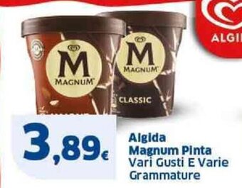 Sigma Algida Magnum Pinta Vari Gusti E Varie Grammature offerta
