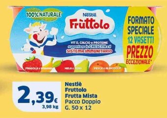 Sigma Nestlè Fruttolo Frutta Mista Pacco Doppio G. 50 x 12 offerta