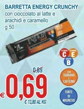 MD Discount Un Attimo In Forma Barretta Energy Crunchy offerta