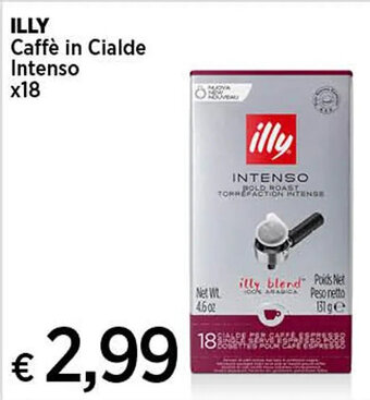 Crai ILLY Caffè in Cialde Intenso x18 offerta