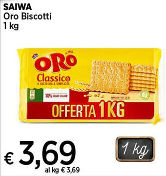 Crai SAIWA Oro Biscotti 1 kg offerta