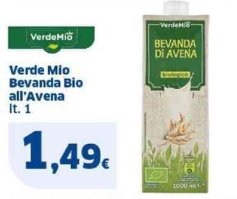 Sigma Verde Mio Bevanda Bio all'Avena It. 1 offerta