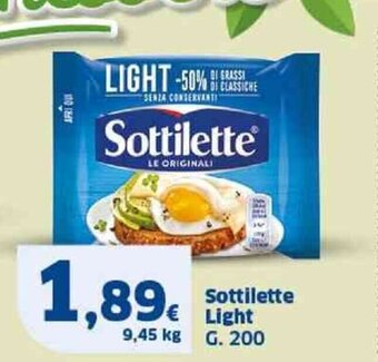 Sigma Sottilette Light G. 200 offerta