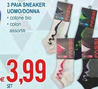 Fassi 3 Pai Sneaker Uomo/ Donna