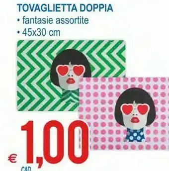 MD Discount Tovaglietta Doppia Fantasie offerta