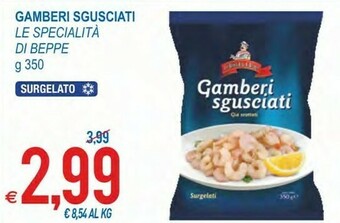 MD Discount Le Specialità di Beppe Le Specialita Di Beppe Gamberi Sgusciati 350 G offerta