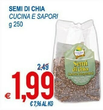 Cucina E Sapori - Semi Di Chia 250 G(ml)