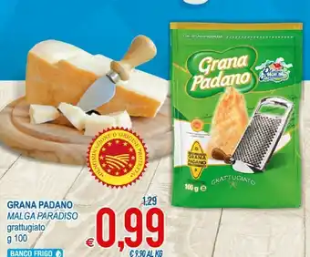 MD Discount Malga Paradiso Grana Padano 100 G offerta