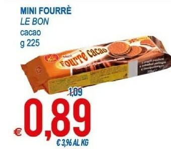 MD Discount Le Bon Mini Fourrè Cacao 225 G(ml) offerta