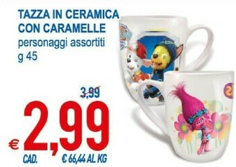 MD Discount Tazza In Ceramica Con Caramelle offerta