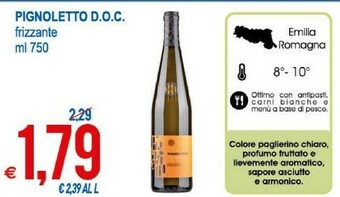 MD Discount Pignoletto D.O.C. Frizzante offerta