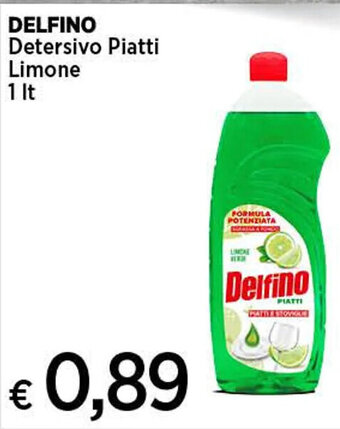 Crai DELFINO Detersivo Piatti Limone 1 Lt offerta